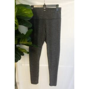 Yogalicious Gray Lattice Leggings Womens Size L